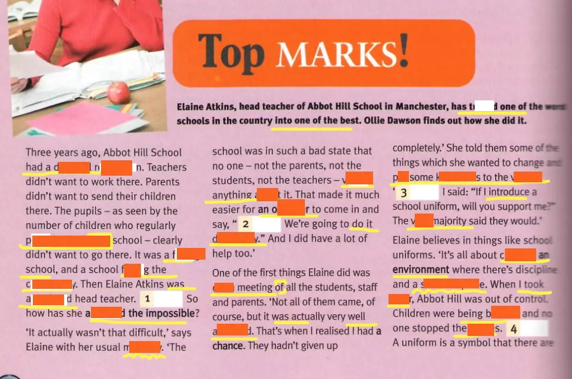 Top Marks! Laser B1+ Unit 11_1 cover photo